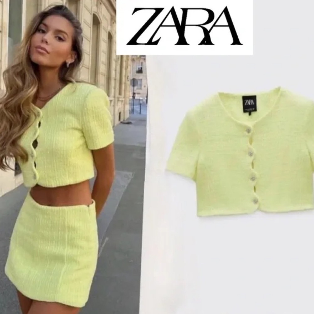 Zara Pastel Yellow Set